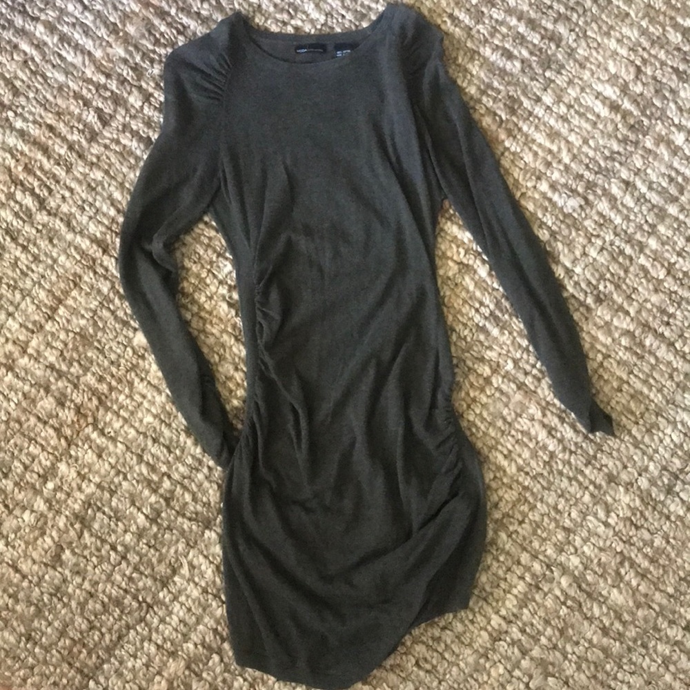 Long sleeve sweater dress